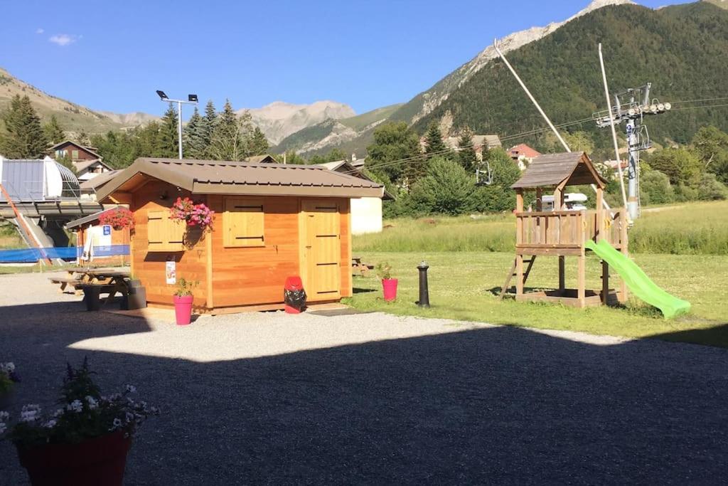 Appart Tres Ensoleille 5-6 Pers Au Pied Des Pistes Ancelle Bagian luar foto