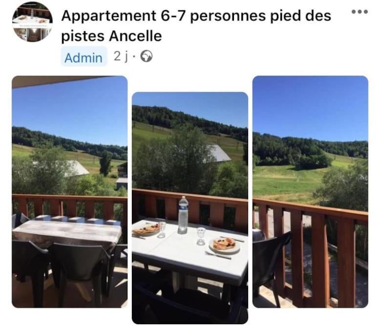 Appart Tres Ensoleille 5-6 Pers Au Pied Des Pistes Ancelle Bagian luar foto